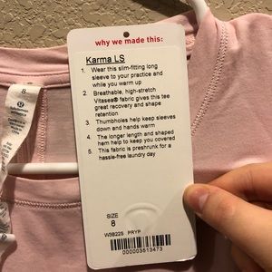 Lululemon Karma stretch shirt